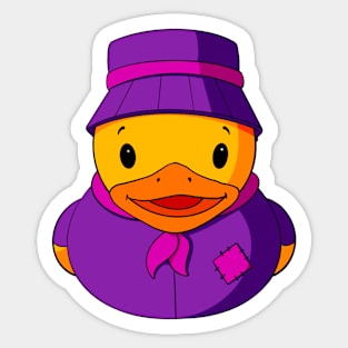 Scarecrow Rubber Duck Sticker